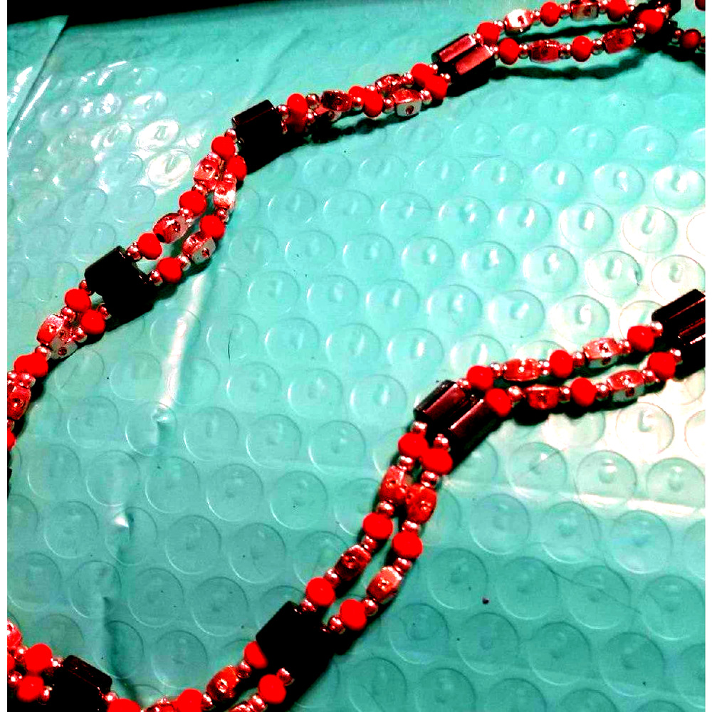Beautiful magnetic hematite necklace
